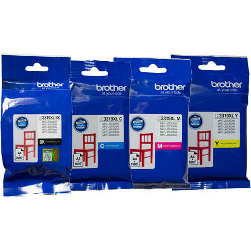 Brother MFCJ6530DW (1BK,1C,1M,1Y) x4 Gen.