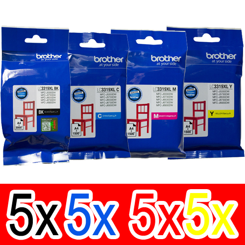 Brother MFCJ6530DW (5BK,5C,5M,5Y) x20 Gen.