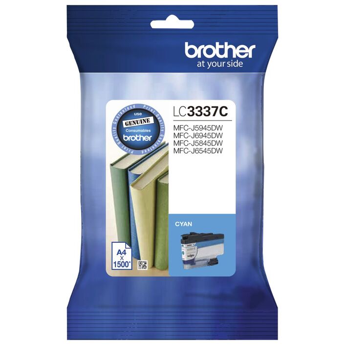 Brother MFCJ6545DW LC-3337C x1 Cyan Gen.