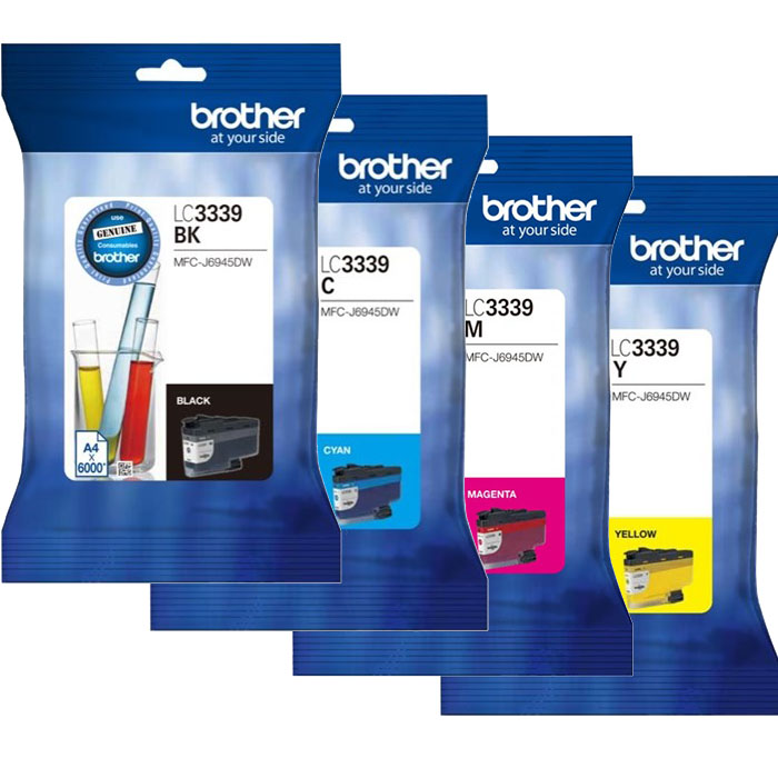 Brother MFCJ6545DW (1BK,1C,1M,1Y) x4 Gen.
