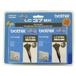 Brother MFC235C LC-37BK2PK x1 Black Gen.