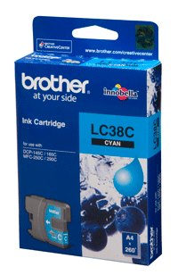 Brother MFC295CN LC-38C x1 Cyan Gen.