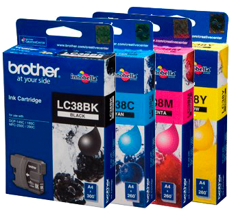 Brother MFC295CN (1BK,1C,1M,1Y) x4 Gen.