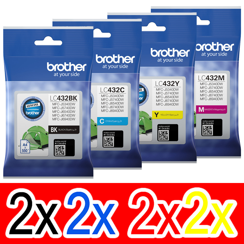 Brother MFCJ5740DW (2BK,2C,2M,2Y) x8 Gen.