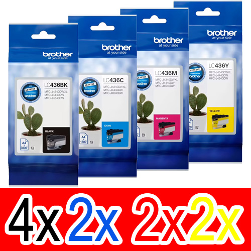 Brother MFCJ4340DWXL (4BK,2C,2M,2Y) x10 Gen.