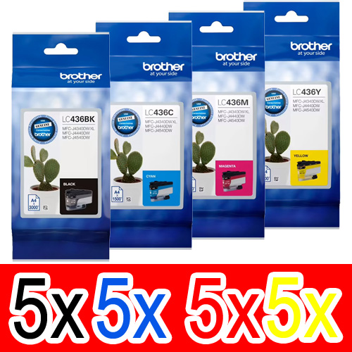 Brother MFCJ4340DWXL (5BK,5C,5M,5Y) x20 Gen.