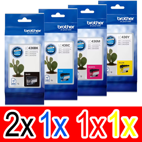 Brother MFCJ4340DWXL (2BK,1C,1M,1Y) x5 Gen.