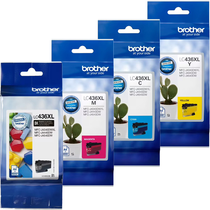 Brother MFCJ4340DWXL (1BK,1C,1M,1Y) x4 Gen.