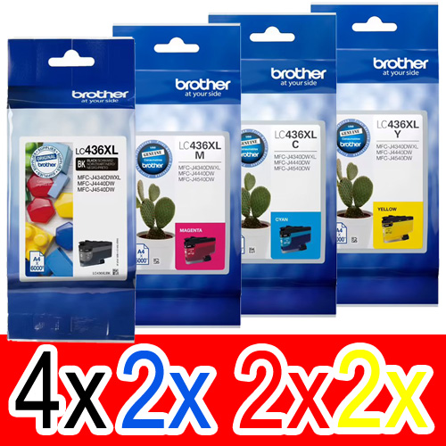 Brother MFCJ4340DWXL (4BK,2C,2M,2Y) x10 Gen.
