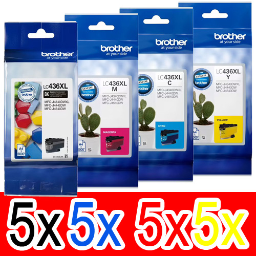 Brother MFCJ4340DWXL (5BK,5C,5M,5Y) x20 Gen.