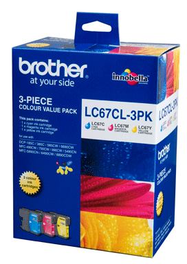 Brother DCP385C LC-67 x1 Gen.