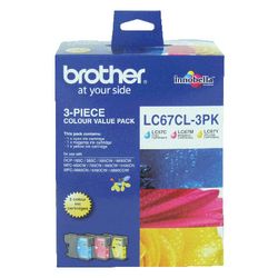 Brother MFC5890CN LC-67HYCL3PK x1 High Yield Gen.