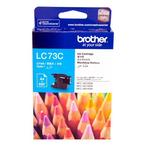 Brother DCPJ725DW LC-73/LC-73C x1 Cyan Gen.