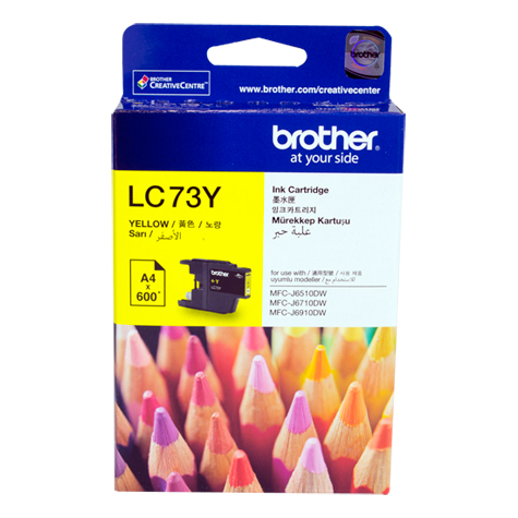 Brother DCPJ725DW LC-73/LC-73Y x1 Yellow Gen.