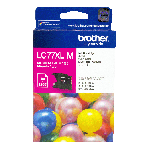 Brother MFCJ6510DW LC-77XLM x1 Magenta Gen.