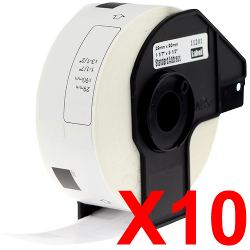 Brother QL1050 DK-11201 x10 Comp.