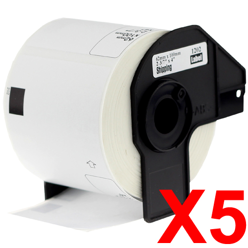 Brother QL1050 DK-11202 x5 Comp.