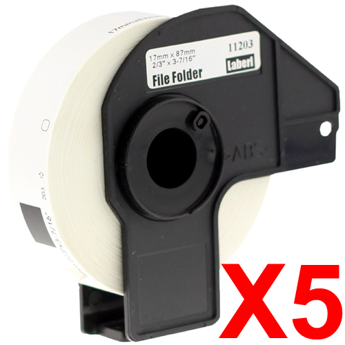 Brother QL1050 DK-11203 x5 Comp.