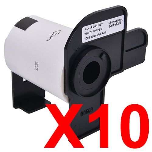 Brother QL1050 DK-11207 x10 Comp.