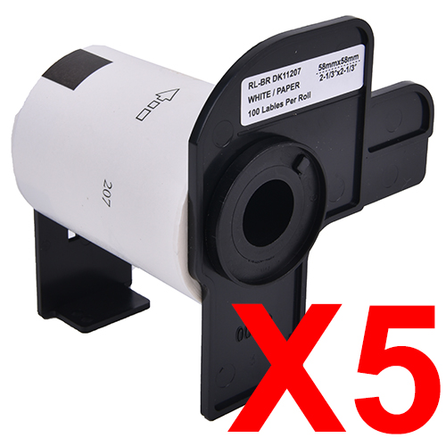 Brother QL1050 DK-11207 x5 Comp.