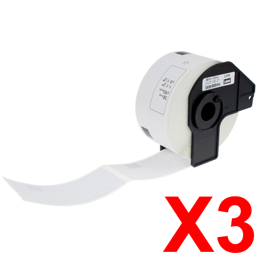 Brother QL1050 DK-11208 x3 Comp.