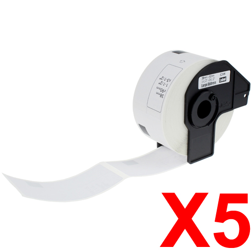 Brother QL1050 DK-11208 x5 Comp.