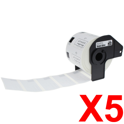 Brother QL1050 DK-11209 x5 Comp.