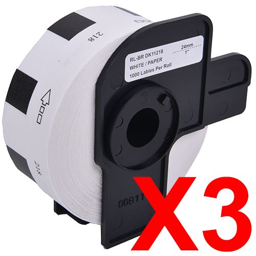 Brother QL1050 DK-11218 x3 Comp.