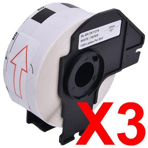 Brother QL1050 DK-11219 x3 Comp.