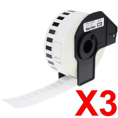 Brother QL1050 DK-22210 x3 Comp.