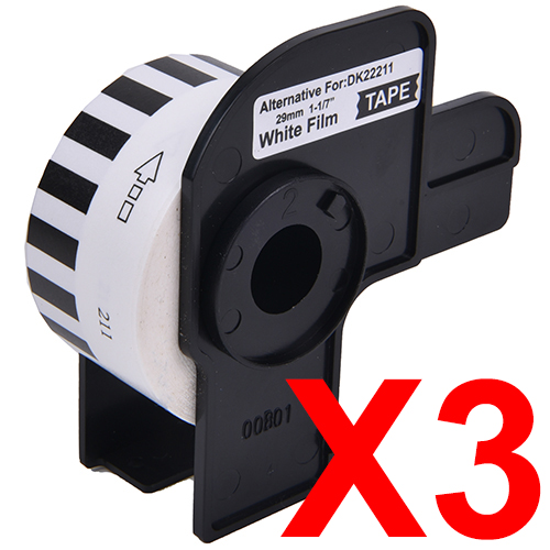 Brother QL1050 DK-22211 x3 Comp.