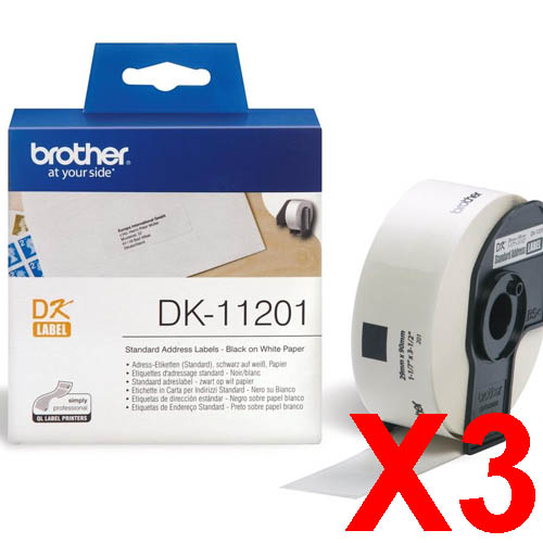 Brother QL1050 DK-11201 x3 Gen.