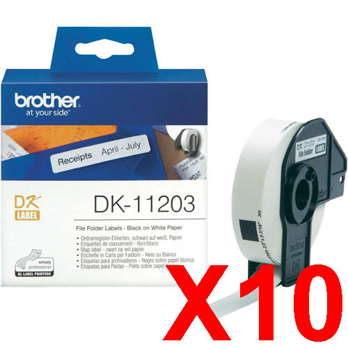 Brother QL1050 DK-11203 x10 Gen.