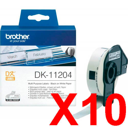 Brother QL1050 DK-11204 x10 Gen.