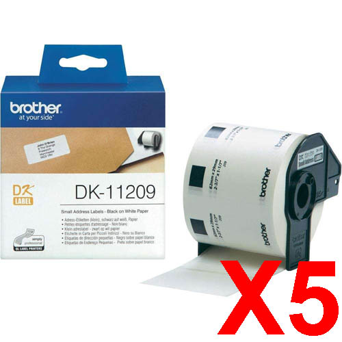 Brother QL1050 DK-11209 x5 Gen.