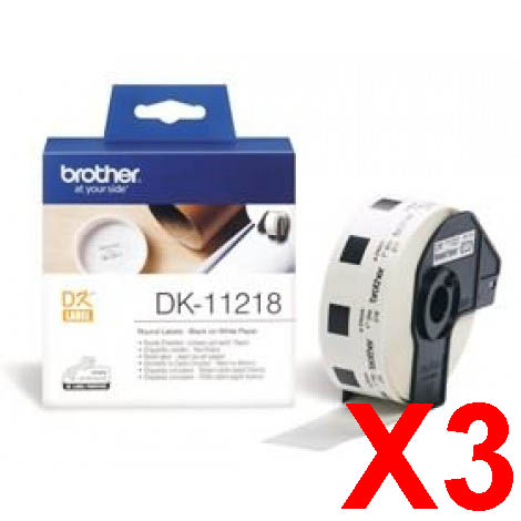 Brother QL1050 DK-11218 x3 Gen.
