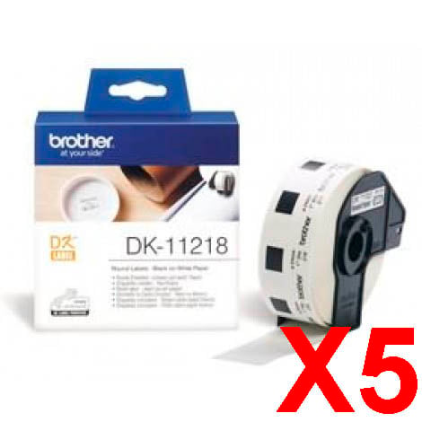 Brother QL1050 DK-11218 x5 Gen.