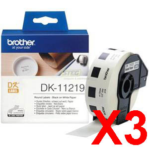 Brother QL1050 DK-11219 x3 Gen.