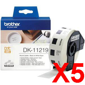 Brother QL1050 DK-11219 x5 Gen.
