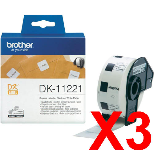 Brother QL1050 DK-11221 x3 Gen.