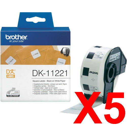 Brother QL1050 DK-11221 x5 Gen.