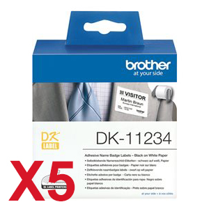 Brother QL1050 DK-11234 x5 Gen.