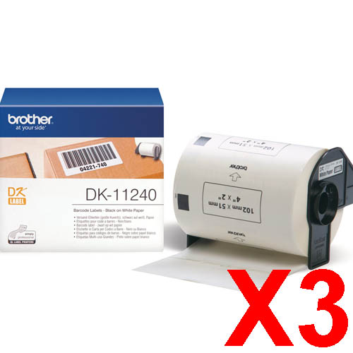 Brother QL1050 DK-11240 x3 Gen.