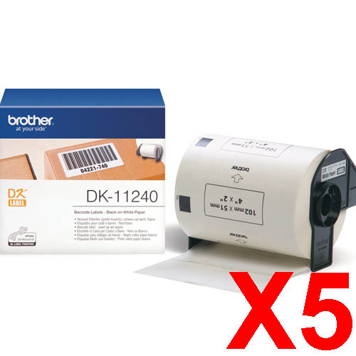 Brother QL1050 DK-11240 x5 Gen.