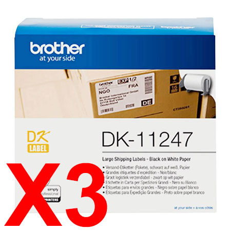 Brother QL1050 DK-11247 x3 Gen.