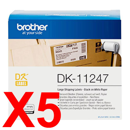 Brother QL1050 DK-11247 x5 Gen.