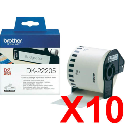 Brother QL1050 DK-22205 x10 Gen.