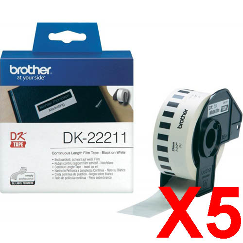 Brother QL1050 DK-22211 x5 Gen.