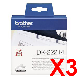Brother QL1050 DK-22214 x3 Gen.