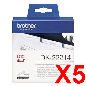 Brother QL1050 DK-22214 x5 Gen.